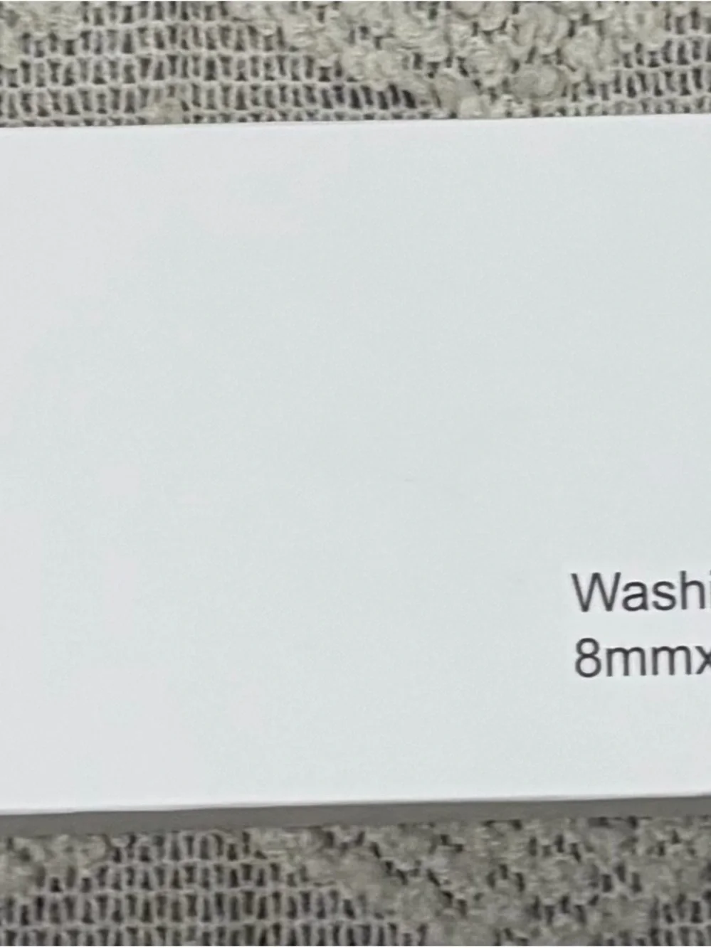Whites Washable Desk Labeling Tape - 8mm
